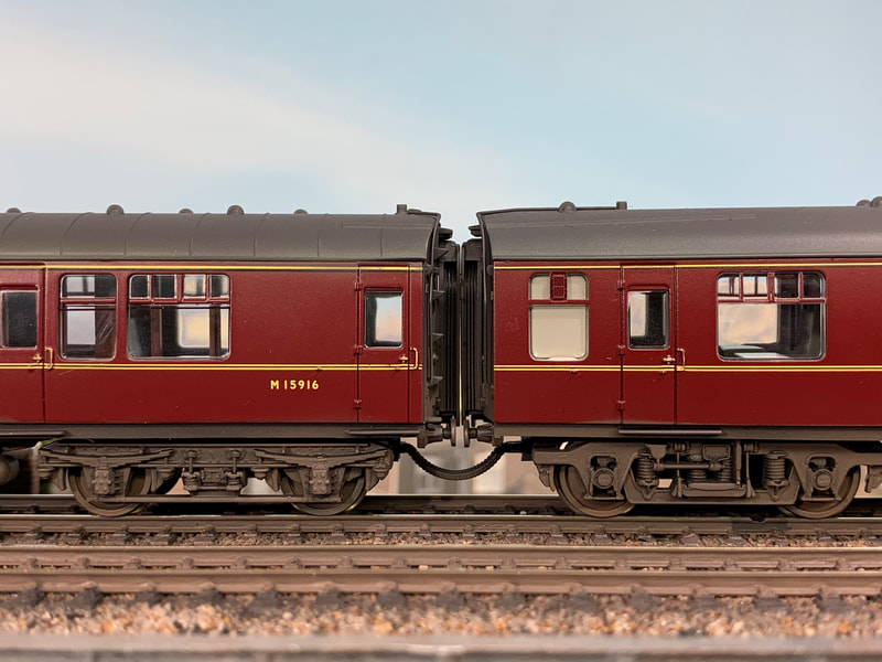 Weathered Bachmann Mk 1 Carriages